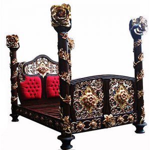 Hand Carved Wooden Beds 117