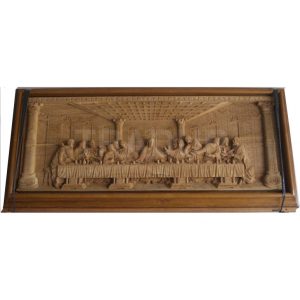 wood relief carvings hand carved wall art craft in Indonesia by artisans