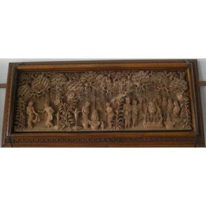 Balinese Wood Relief Carvings - Indonesian Hand Carved Wall Art